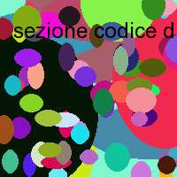 sezione codice di rete